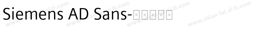 Siemens AD Sans字体转换